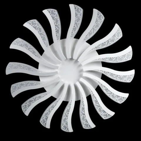 Потолочная люстра LED Splendid Ray LK39265/16 BIG, 160W, белый, современный стиль, с пультом, 80 см
