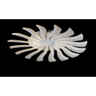Люстра стельова LED Splendid Ray LK39265/16 BIG, 160W, білий, сучасний стиль, з пультом, 80 см