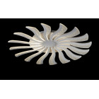 Люстра стельова LED Splendid Ray LK39265/16 BIG, 160W, білий, сучасний стиль, з пультом, 80 см