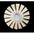 Люстра стельова LED Splendid Ray LK36266/16, 196W, білий, регульована яскравість, сучасний стиль Люстра стельова LED Splendid Ray LK36266/16, 196W, білий, регульована яскравість, сучасний стиль
