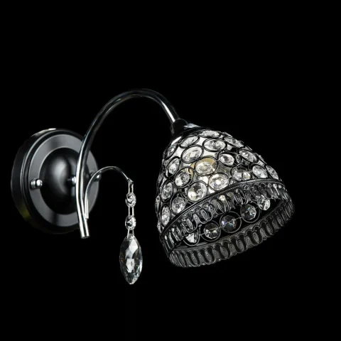 Бра настінне E27 Splendid Ray B69338/1, 40W, чорний, хром, білий, сучасний стиль