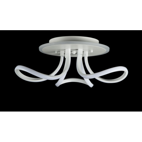 Люстра стельова LED Splendid Ray L78586/3, 104W, білий, сучасний стиль, з пультом, 3 лампи, 50 см