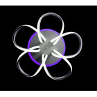 Люстра стельова LED Splendid Ray L78586/5, 160W, білий, сучасний стиль з пультом Люстра стельова LED Splendid Ray L78586/5, 160W, білий, сучасний стиль з пультом