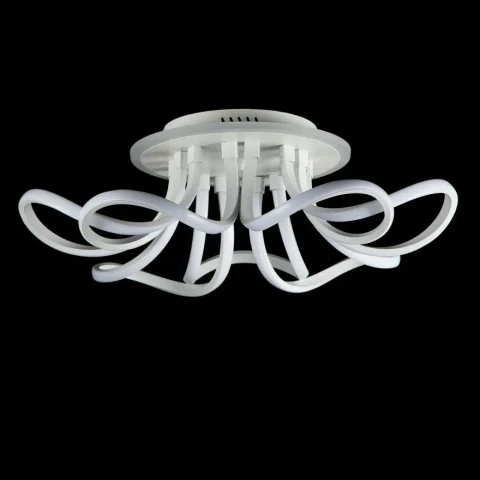 Потолочная люстра LED Splendid Ray L78586/7, 224W, белый, современный стиль, с пультом, 58 см