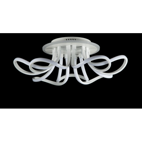 Люстра стельова LED Splendid Ray L78586/7, 224W, білий, сучасний стиль, з пультом, 58 см