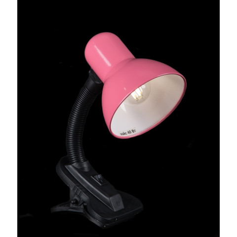 Настільна лампа E27 Splendid Ray N108B (PINK), 40Вт, рожева, для офісу