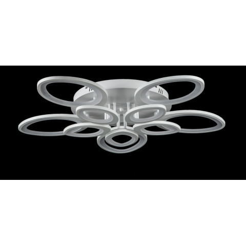 Люстра стельова LED Splendid Ray L78365/5+5, 240W, білий, сучасний стиль з пультом