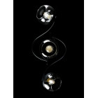 Люстра стельова Splendid Ray L7299/3 (CR+BK), 3 x E27, 40W, хром, чорний, білий, сучасний стиль для дому