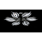 Люстра стельова LED Splendid Ray LK23/6, 160W, чорний/білий, димер, сучасний стиль Люстра стельова LED Splendid Ray LK23/6, 160W, чорний/білий, димер, сучасний стиль