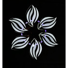 Люстра стельова LED Splendid Ray LK23/6, 160W, чорний/білий, димер, сучасний стиль Люстра стельова LED Splendid Ray LK23/6, 160W, чорний/білий, димер, сучасний стиль