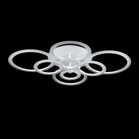 Світлодіодна люстра Splendid Ray LK236/8+A LED, 360 Вт, біла, з пультом, димер