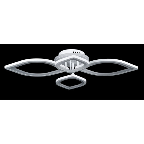 Люстра стельова LED Splendid Ray LK30/2+2+A, 120W, білий, метал, акрил, сучасний стиль