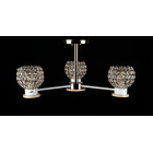 Люстра стельова Splendid Ray L9747A/3 (WHI+FG), 3 лампи, E27, 35 см, золото, білий, коричневий, сучасний стиль для дому Люстра стельова Splendid Ray L9747A/3 (WHI+FG), 3 лампи, E27, 35 см, золото, білий, коричневий, сучасний стиль для дому