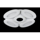 Люстра стельова LED Splendid Ray L78537/4+1, 200W, білий, сучасний стиль з пультом Люстра стельова LED Splendid Ray L78537/4+1, 200W, білий, сучасний стиль з пультом