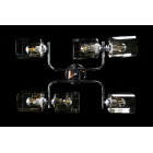 Люстра стельова Splendid Ray LGH60027/6, 6xE27, 220В, хром, білий, стильна для спальні Люстра стельова Splendid Ray LGH60027/6, 6xE27, 220В, хром, білий, стильна для спальні