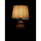 Настільна лампа Splendid Ray NJL2269, 1 лампа Е14, 40 см, коричнева та сіра, кераміка та тканина, сучасний стиль для дому Настільна лампа Splendid Ray NJL2269, 1 лампа Е14, 40 см, коричнева та сіра, кераміка та тканина, сучасний стиль для дому