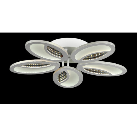 Люстра стельова LED Splendid Ray LK39749/5, 100W, білий, з пультом, сучасний стиль
