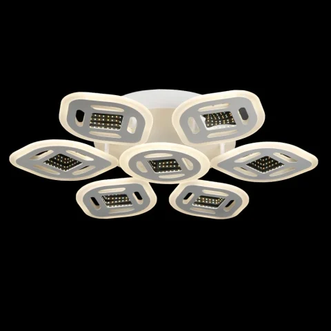 Люстра стельова LED Splendid Ray LK39755/6+1, 7 ламп, білий, сучасний стиль