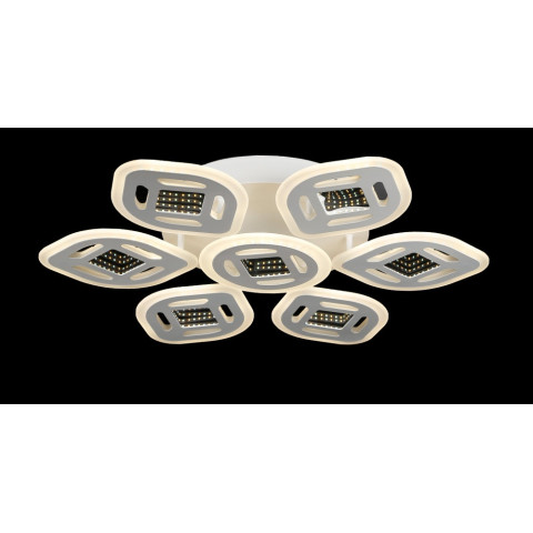 Люстра стельова LED Splendid Ray LK39755/6+1, 7 ламп, білий, сучасний стиль