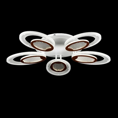 Потолочная люстра LED Splendid Ray LK29039/5+1, 210W, белый и золото, с пультом