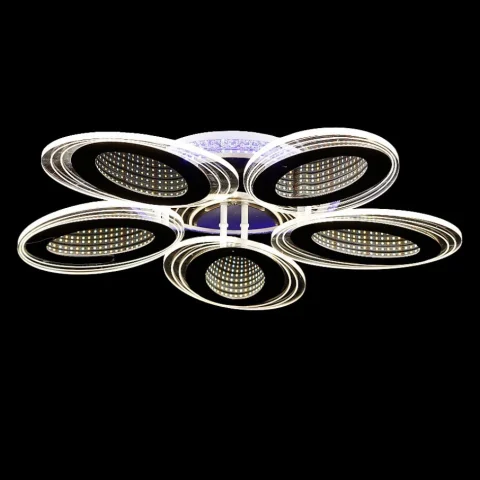 Люстра стельова LED Splendid Ray LK28963/5 156W хром/білий, димер