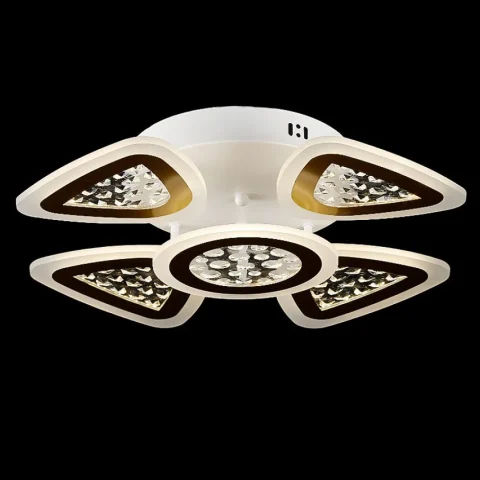 Потолочная люстра LED Splendid Ray LK39866/4+1 150W, белый и золото, с пультом