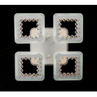 Люстра стельова LED Splendid Ray LK39870/4+1SMALL, 154W, білий, сучасний стиль з пультом та димером Люстра стельова LED Splendid Ray LK39870/4+1SMALL, 154W, білий, сучасний стиль з пультом та димером