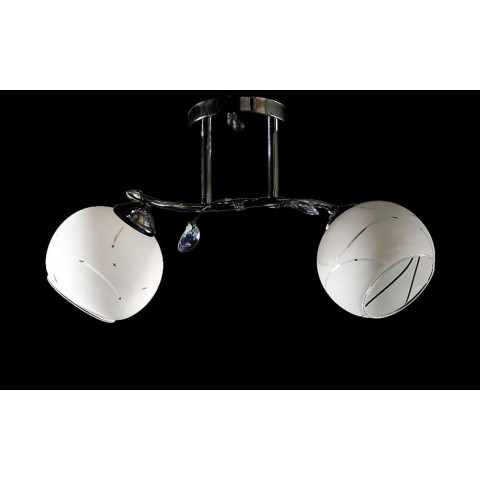 Люстра Splendid Ray L9904B/2 (CR), E27, 40Вт, хром, білий, на кронштейн, сучасний стиль