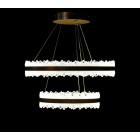Світлодіодна люстра Splendid Ray LT9890/2 LED кава-біла з пультом і димером 288W
