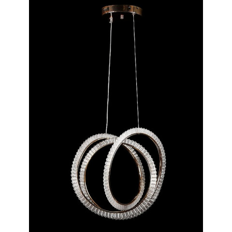 Люстра стельова LED Splendid Ray LF9805/1, 144W, золото/білий, сучасний стиль для дому