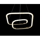 Люстра стельова LED Splendid Ray LF9808/1, регулювання висоти 20-115 см, золото, білий, сучасний стиль Люстра стельова LED Splendid Ray LF9808/1, регулювання висоти 20-115 см, золото, білий, сучасний стиль