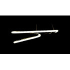 Люстра стельова LED Splendid Ray LF9808/1, регулювання висоти 20-115 см, золото, білий, сучасний стиль Люстра стельова LED Splendid Ray LF9808/1, регулювання висоти 20-115 см, золото, білий, сучасний стиль