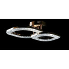 Люстра стельова LED Splendid Ray LT8005/1+1, 80W, золото/білий, сучасний стиль з димером Люстра стельова LED Splendid Ray LT8005/1+1, 80W, золото/білий, сучасний стиль з димером