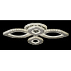 Елегантна LED люстра Splendid Ray Lk2368/2+2 LED WT хром із кришталем і пультом до 20 м2 Елегантна LED люстра Splendid Ray Lk2368/2+2 LED WT хром із кришталем і пультом до 20 м2
