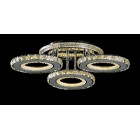 Сучасна світлодіодна люстра Splendid Ray Lk2369/3 LED WT з кільцевими плафонами та кришталевим декором Сучасна світлодіодна люстра Splendid Ray Lk2369/3 LED WT з кільцевими плафонами та кришталевим декором