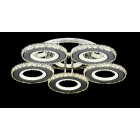 Сучасна LED люстра Splendid Ray Lk2369/5 LED WT хром з пультом і димером