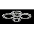 Сучасна світлодіодна люстра Splendid Ray LK2369/2+2 LED WT з кільцевим дизайном і кришталевим оздобленням Сучасна світлодіодна люстра Splendid Ray LK2369/2+2 LED WT з кільцевим дизайном і кришталевим оздобленням