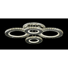 Сучасна світлодіодна люстра Splendid Ray LK2369/2+2 LED WT з кільцевим дизайном і кришталевим оздобленням Сучасна світлодіодна люстра Splendid Ray LK2369/2+2 LED WT з кільцевим дизайном і кришталевим оздобленням