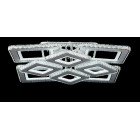 Велика кришталева LED люстра Splendid Ray Lk2370/4+4 LED WT до 40 м2, хром,576W з пультом і димером Велика кришталева LED люстра Splendid Ray Lk2370/4+4 LED WT до 40 м2, хром,576W з пультом і димером