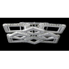 Велика кришталева LED люстра Splendid Ray Lk2370/4+4 LED WT до 40 м2, хром,576W з пультом і димером Велика кришталева LED люстра Splendid Ray Lk2370/4+4 LED WT до 40 м2, хром,576W з пультом і димером