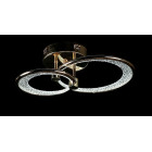 Люстра стельова LED Splendid Ray LT98120/1+1, 2 лампи, золото, білий, сучасний стиль для дому Люстра стельова LED Splendid Ray LT98120/1+1, 2 лампи, золото, білий, сучасний стиль для дому
