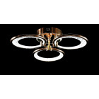 Люстра стельова LED Splendid Ray LT98120/3, 80W, золота, біла, сучасний стиль для дому Люстра стельова LED Splendid Ray LT98120/3, 80W, золота, біла, сучасний стиль для дому