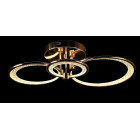 Люстра стельова LED Splendid Ray LT98120/1+1+1, 120W, золото, білий, сучасний стиль з пультом, димер Люстра стельова LED Splendid Ray LT98120/1+1+1, 120W, золото, білий, сучасний стиль з пультом, димер