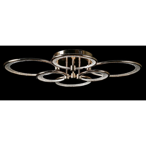 Люстра стельова LED Splendid Ray LT98120/2+2+2, 6 ламп, золото/білий, 84 см, сучасний стиль з димером