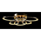 Люстра стельова LED Splendid Ray LT98120/3+3, 160W, золота, сучасний стиль з пультом Люстра стельова LED Splendid Ray LT98120/3+3, 160W, золота, сучасний стиль з пультом