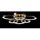 Люстра стельова LED Splendid Ray LT98120/3+3, 160W, золота, сучасний стиль з пультом Люстра стельова LED Splendid Ray LT98120/3+3, 160W, золота, сучасний стиль з пультом