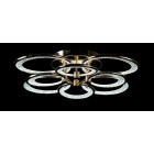 Люстра стельова LED Splendid Ray LT98120/4+4, 8 ламп, регульована температура світла, золота, сучасний стиль Люстра стельова LED Splendid Ray LT98120/4+4, 8 ламп, регульована температура світла, золота, сучасний стиль