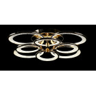Люстра стельова LED Splendid Ray LT98120/4+4, 8 ламп, регульована температура світла, золота, сучасний стиль Люстра стельова LED Splendid Ray LT98120/4+4, 8 ламп, регульована температура світла, золота, сучасний стиль