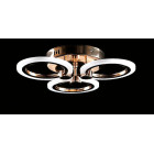 Люстра стельова LED Splendid Ray LK65/3, 80W, золото, білий, сучасний стиль з пультом, димером Люстра стельова LED Splendid Ray LK65/3, 80W, золото, білий, сучасний стиль з пультом, димером