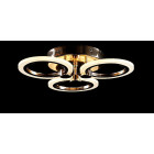 Люстра стельова LED Splendid Ray LK65/3, 80W, золото, білий, сучасний стиль з пультом, димером Люстра стельова LED Splendid Ray LK65/3, 80W, золото, білий, сучасний стиль з пультом, димером